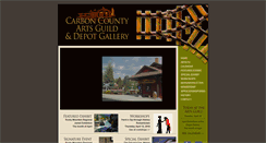 Desktop Screenshot of carboncountydepotgallery.org