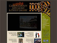 Tablet Screenshot of carboncountydepotgallery.org